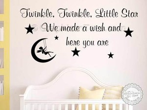 twinkle twinkle wall sticker