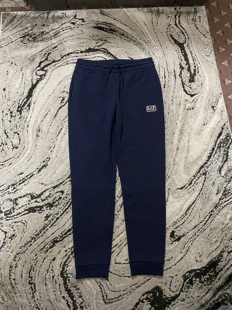 Ea7 navy joggers sale