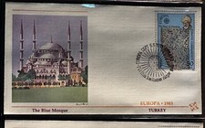 TURKEY 1983 FDC EUROPA CATHEDRALS FLEETWOOD -S16774