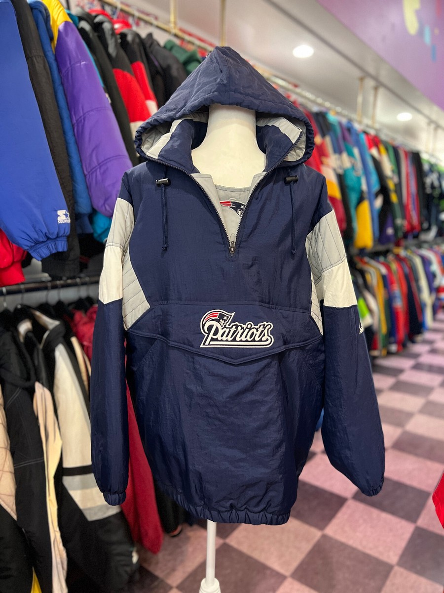 Vintage NFL Patriots 1/4 Zip Pullover Reebok Jacket Medium | eBay