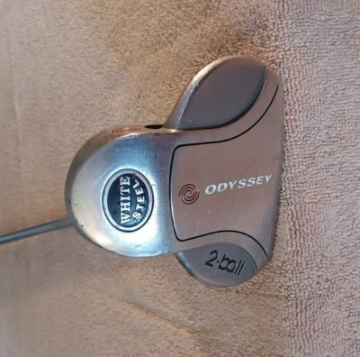 TZ GOLF - Odyssey White Steel 2-Ball Double Bend Putter - 34