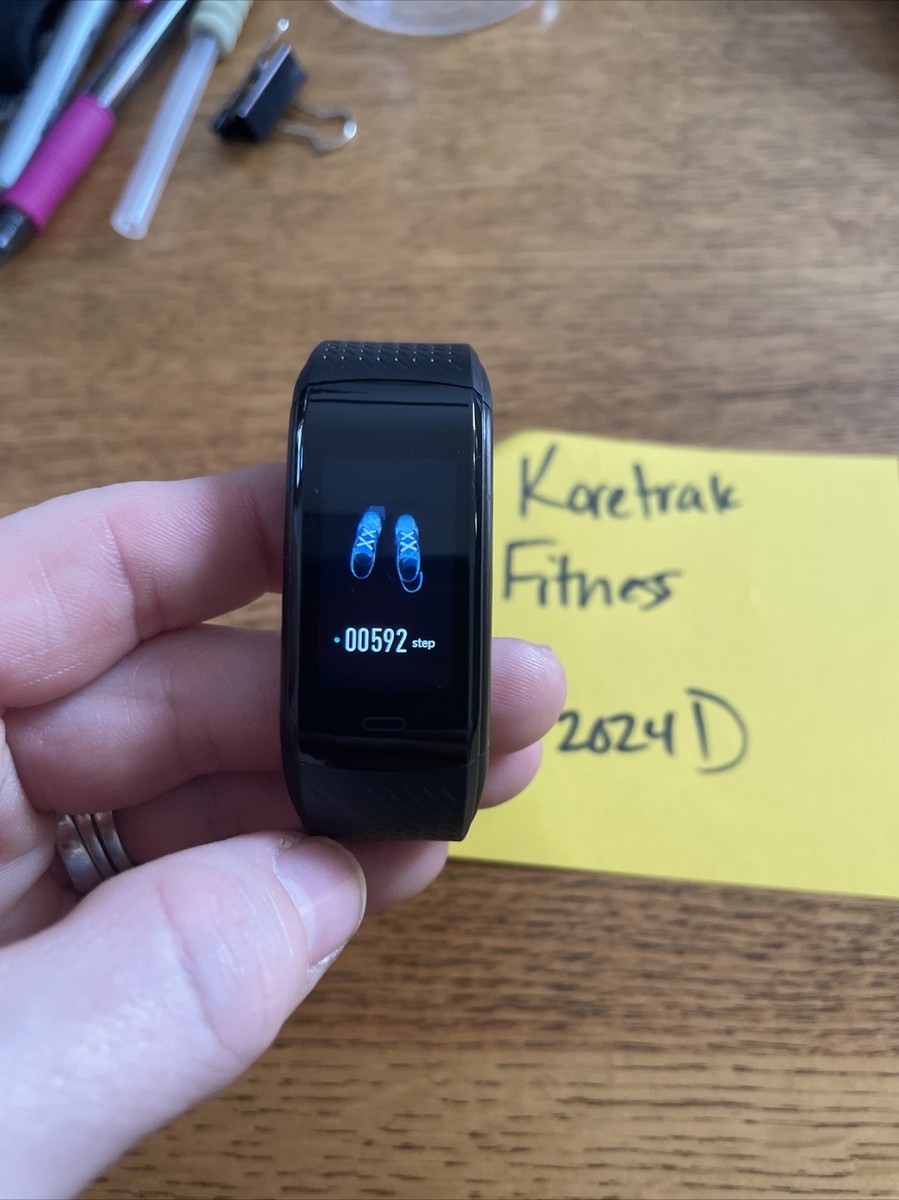 Koretrak Watch Tracker Fitness Band, Heart Rate Monitor excellent used 