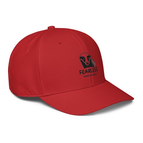 Fearless Embroidered Honey Badger Adidas Performance Cap, - Picture 11 of 14