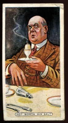 Tabakkarte, Ardath, Redefiguren, 1936, sein Salz nicht wert, #31
