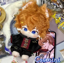 Anime Genshin Impact Tartaglia Childe 20cm Plush Doll Dress up Toy Plushie