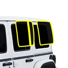 Precut Rear Windows Nano Ceramic Window Tint Kit Film Fits Wrangler JL 2018+