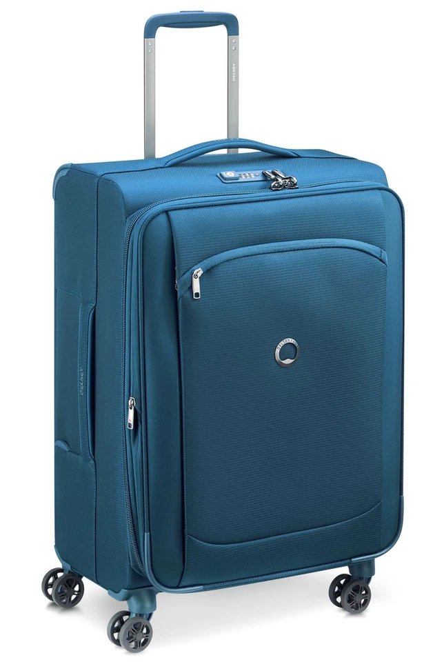 DELSEY PARIS Montmartre Air 2.0 Expandable 4 Double Rolls Trolley 68 Lightblue - Bild 2 von 4