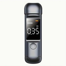 Pocket Sized Alcohol Breathalyzer LCD Display Rechargeable Type - C