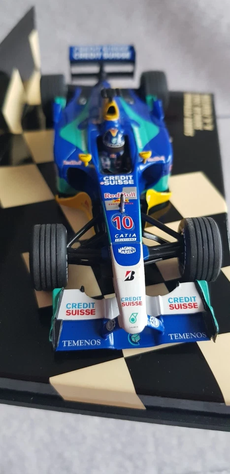 SAUBER PETRONAS 2003 MINICHAMPS FORMULE UN AU 1/43EME VOIR PHOTOS DE DÉTAILS TBE - Photo 3/4