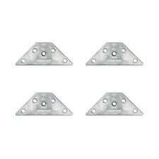 M8 8mm Triangular Heavy DutyTable Leg Feet Mounting Fixing Furniture Brackets