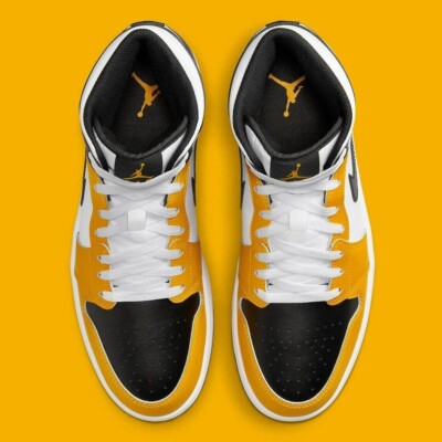シューズ(男性用) Nike Air Jordan 1 Mid \"Yellow Ochre\"27.0 Jordan 1 Mid Yellow Ochre - Review & On Feet - YouTube