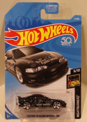 Custom 01 Acura Integra Gsr Hot Wheels 2018 Nightburnerz Black 50th Quantity Vieted Org Vn