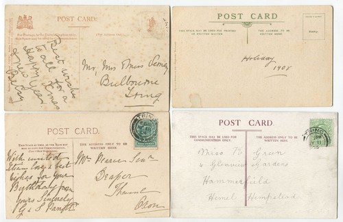 4 CARDS - TRING PARK, HOUSE, THE SEAT OF LORD ROTHSCHILD- Hertfordshire Postcard - Picture 2 of 2