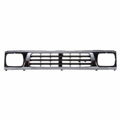 New Front Grille Chrome Plastic Fits 1993-1996 Mitsubishi Mighty
