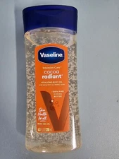 Vaseline Intensive Care Radiant Body Oil Gel with Cocoa Butter for DrySkin 6.8oz