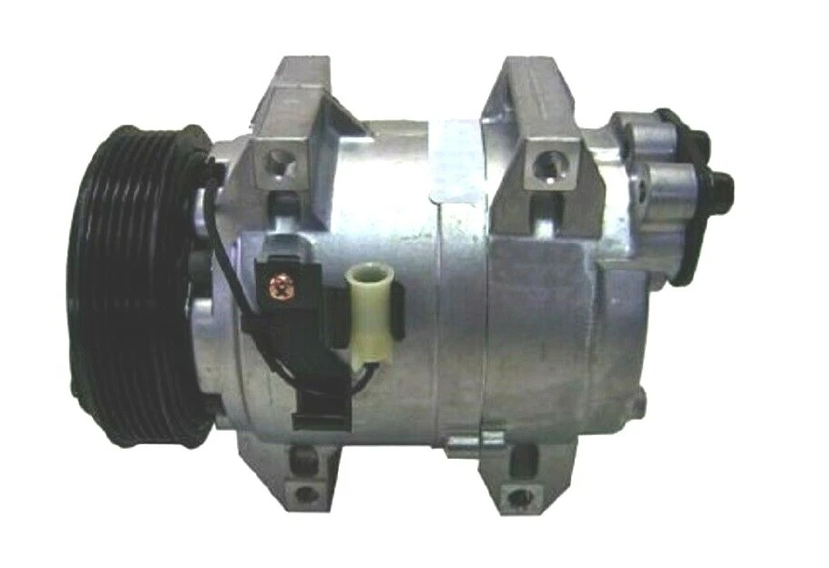 Compresor de aire acondicionado con embrague BEHR HELLA SERVICE OEM 351133951 8FK351133951 Foto 4 de 4