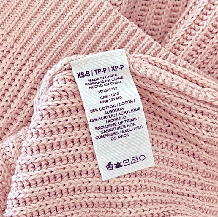 Suéter robusto de malha rosa para garagem X pequeno/pequeno - Imagem 4 de 4