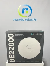 NEW TP-Link EAP783 BE22000 Omada Tri-Band Ceiling Mount Wi-Fi 7 AP - 1Year Wrnty