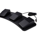 PC USB Triple Foot Pedal Switch Keyboard 3 Three Pedal HID Media Push to Talk