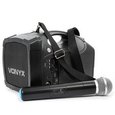 Vonyx ST014 Handheld Portable PA System - Wireless Speaker Ideal for Events