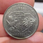 2000 USA Quarter Dollar South Carolina Box 4D