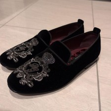 Dolce&Gabbana Men 8.0US Logo embroidery Loafers Luxury Classic Stylish Italian