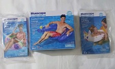 Bluescape Pool Chair Tube Split Ring 3-Piece Family Pack Lake Swimming New