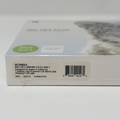 Apple Mac OS X 10.6 Snow Leopard Server (Retail) (Unlimited