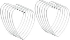 4inch Dream Catcher Rings, 12 Pcs Heart Shape Metal Hoops for DIY Crafts