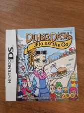 Diner Dash Flo On The Go Nintendo DS Instructions Manual / Booklet ONLY