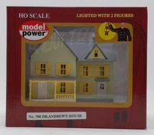 Model Power 780 HO Scale Dr. Andrew’s House w/ Interior Illumination NIB