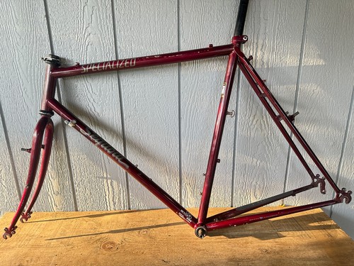 Vintage Specialized Sequoia Touring Bike Red XL Chromoly 700c