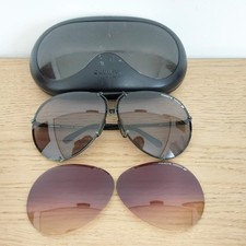 CARRERA PORSCHE design sunglasses Vintage Teardrop 5623 black 120mm with Case