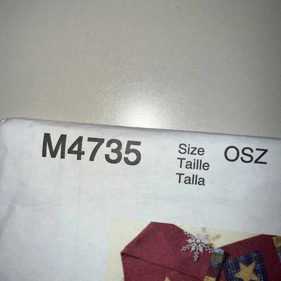 McCall's M4735 Sewing Pattern, Seasonal Appliques for Sweatshirt, UNCUT - Image 2 of 4