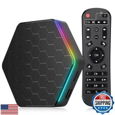 Android 12.0 TV Box, 6k/3D HD Tv Box H618 Quadcore 4GB RAM 32GB ROM 2.4G/5.0G
