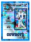2023 OPTIC DAK PRESCOTT 11/15 BLUE ICE PRIZM PASSING GRADE #PG-DP SSP CASE HIT