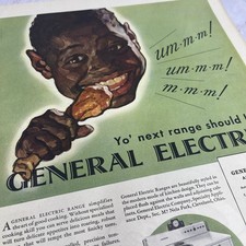 General Electric Automatic Ranges Fried Chicken Magazine Advertisement FL6-7