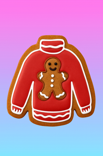 Set Of 3 Christmas Jumper Cookie Cutters - Picture 9 of 13