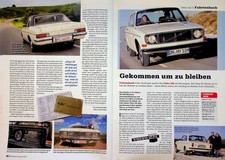 Oldtimer Praxis 2674) Volvo 142 mit 82PS in einer seltenen Vorstellung auf 3 Sei