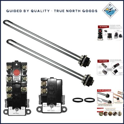Replacement Parts for Water Heater Includes Thermostats and Heating Elements