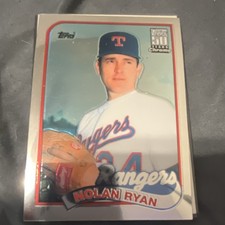 Topps 2001 50 Year Chrome Nolan Ryan #106T Texas Rangers Baseball Card