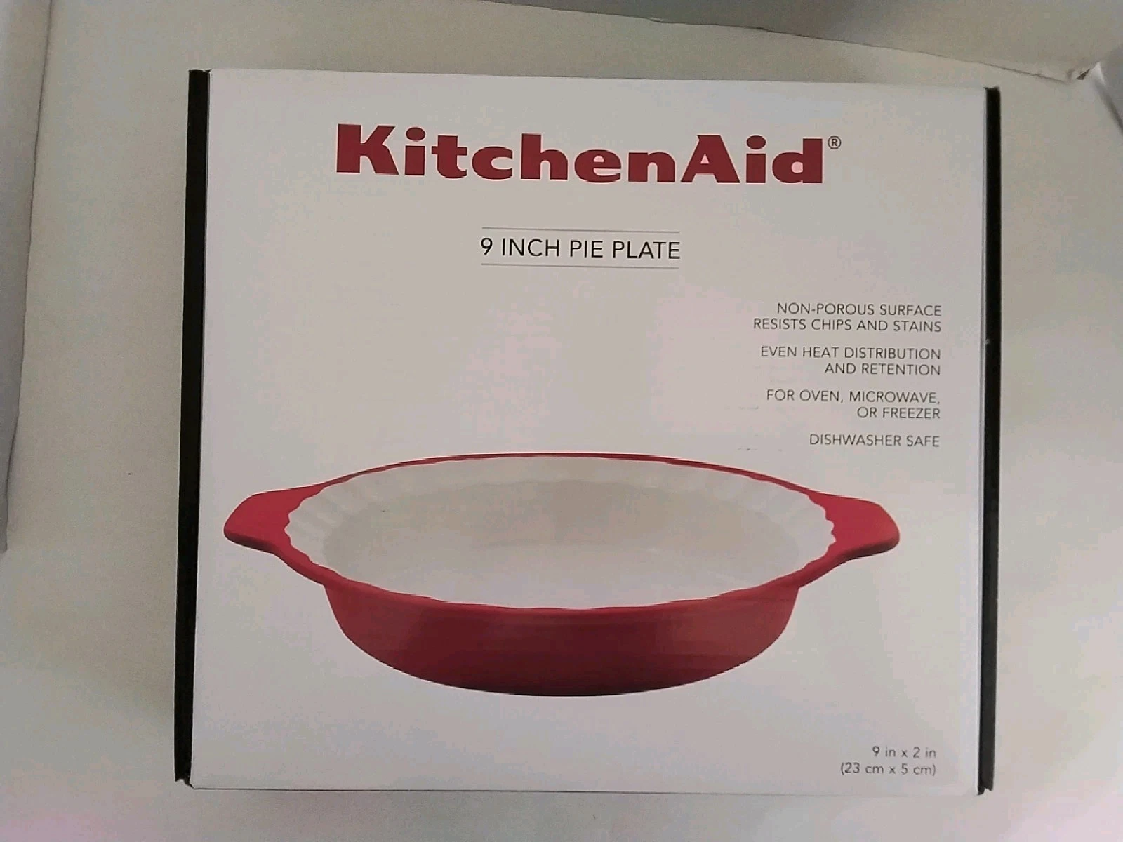 KitchenAid 9 Inch Pie Plate (Empire Red) KQ995BXERA