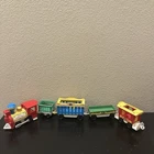 Vintage Train 1973 Fisher Price Circus 991 4/5Piece Locomotive Caboose Cage