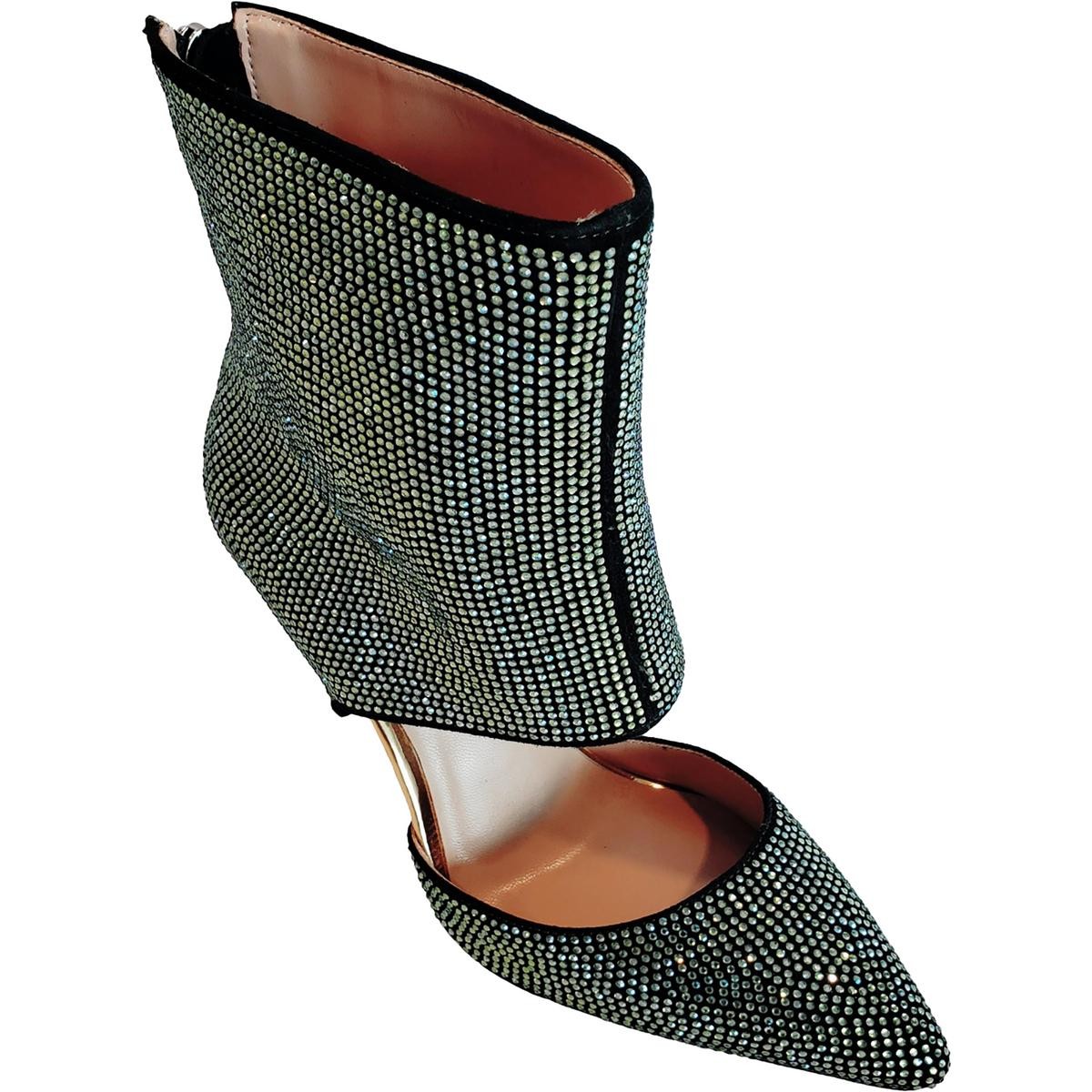 Новые женские нарядные туфли-лодочки из зеленой кожи 5 средних размеров (B,M) BHFO 2577