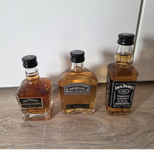 2011 - Jack Daniel's Whiskey Miniatur Set 3x50ml 40% 45% Single Barrel Gentleman