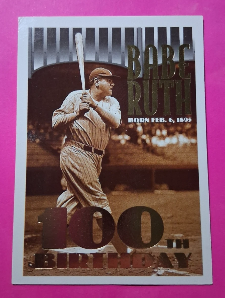 babe ruth 100th anniversary baseball COA