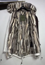Mr & Mrs Italy Real Mink Fur Lining Parka Size S Brand New (Check Description)