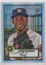 2021 Chrome Platinum Anniversary Mega Box Prism Refractor Enoli Paredes #57 b8c