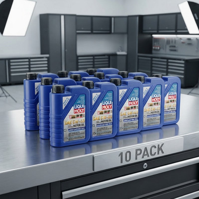 10 PACK- LIQUI MOLY 2331 Leichtlauf High Tech 5W-40; 1 Liter