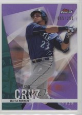 2017 Topps Finest Purple Refractor 65/250 Nelson Cruz #63 1u6